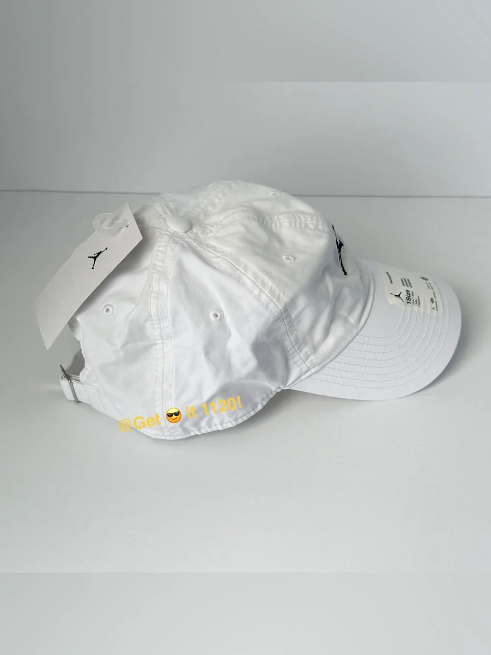 Jordan Jumpman Heritage86 Washed Cap One Size Unisex White DC3673-100